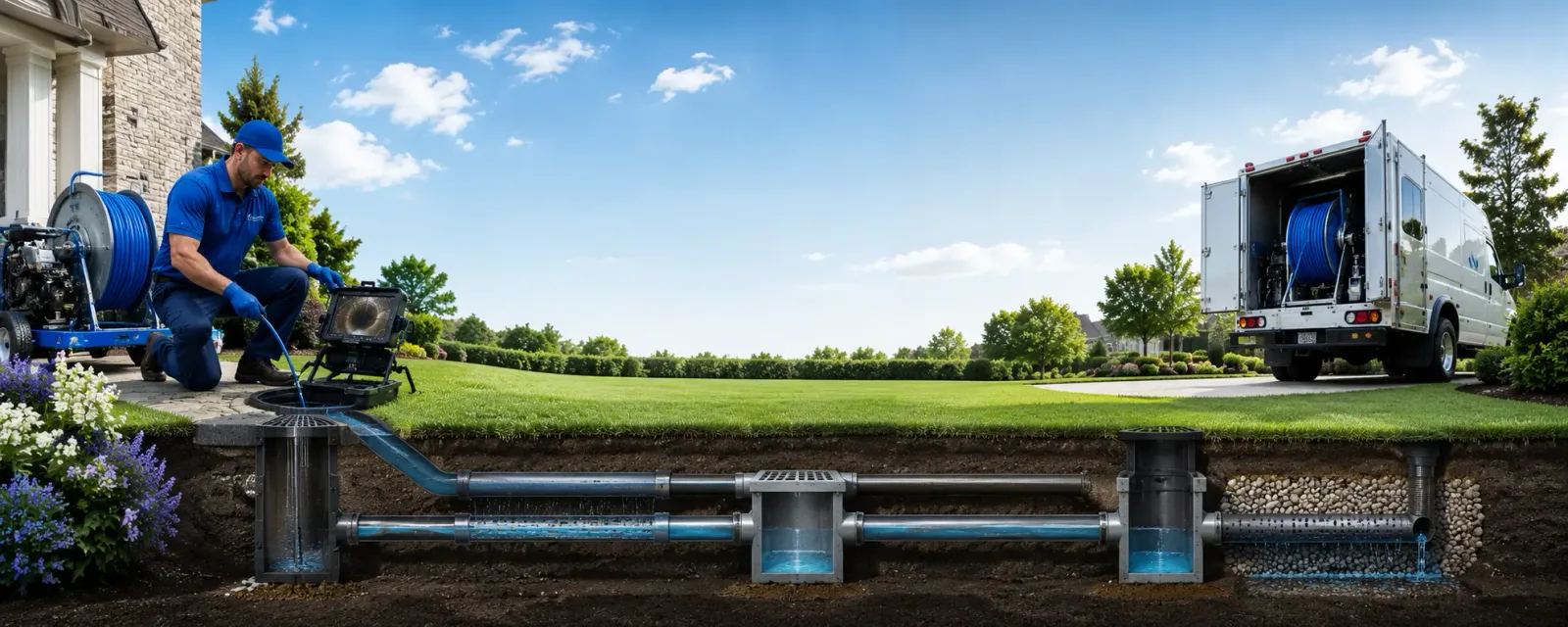 Outdoor drain cleaning information for Norcross, MN